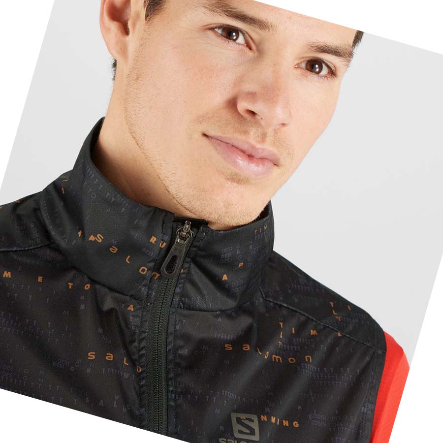 Chaquetas Salomon BONATTI AERO HYBRID Hombre Negros | MX 3292FDN